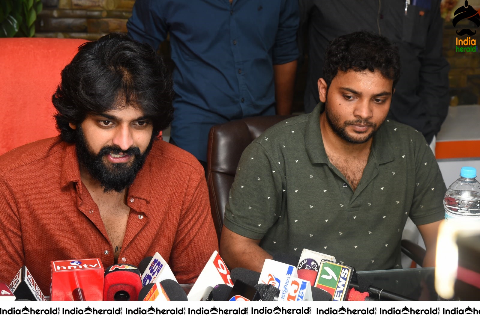 Actor Naga Shaurya Press meet stills during success tour at Ongole Set 1