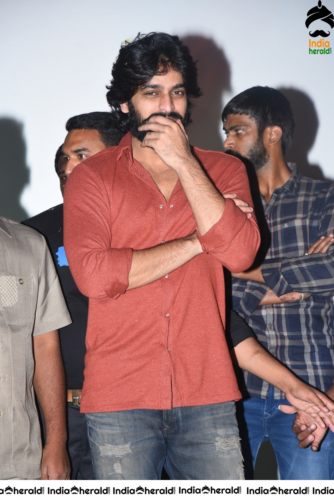 Actor Naga Shaurya Press meet stills during success tour at Ongole Set 2