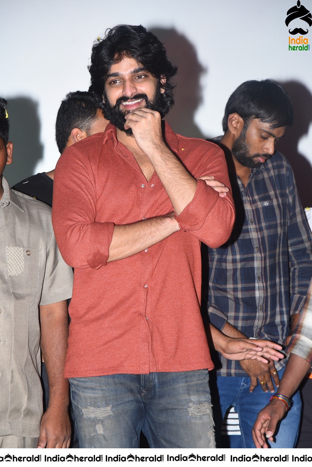 Actor Naga Shaurya Press meet stills during success tour at Ongole Set 2