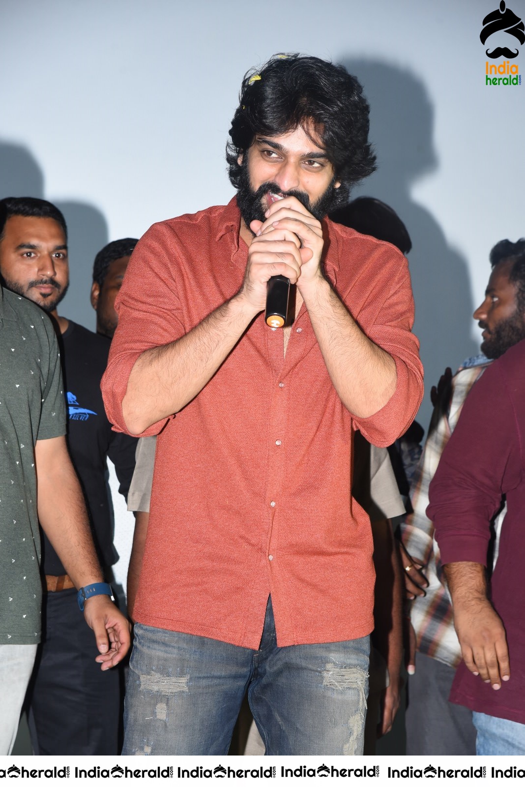 Actor Naga Shaurya Press meet stills during success tour at Ongole Set 2