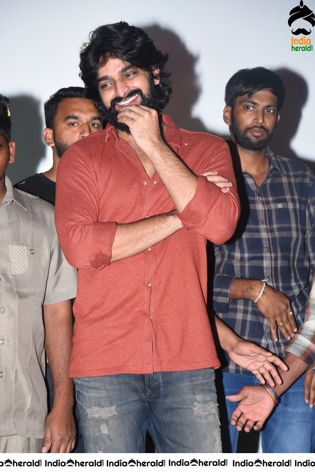 Actor Naga Shaurya Press meet stills during success tour at Ongole Set 2