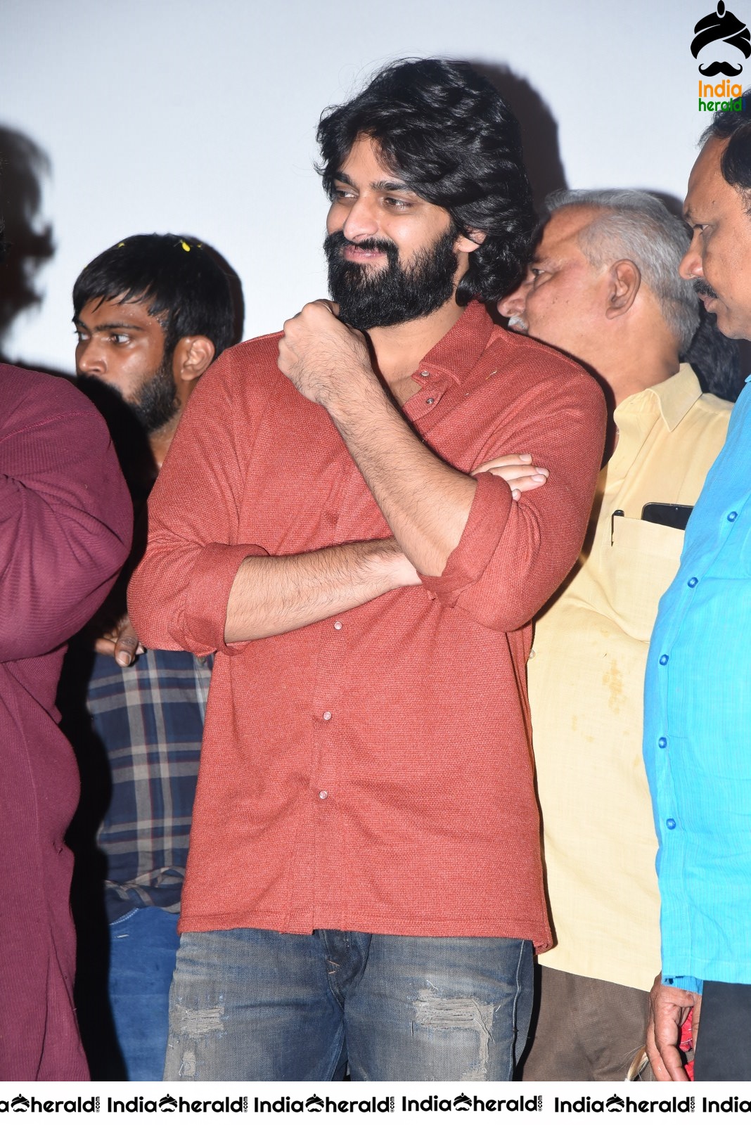 Actor Naga Shaurya Speech Photos at Guntur during Aswathama Success meet Set 1