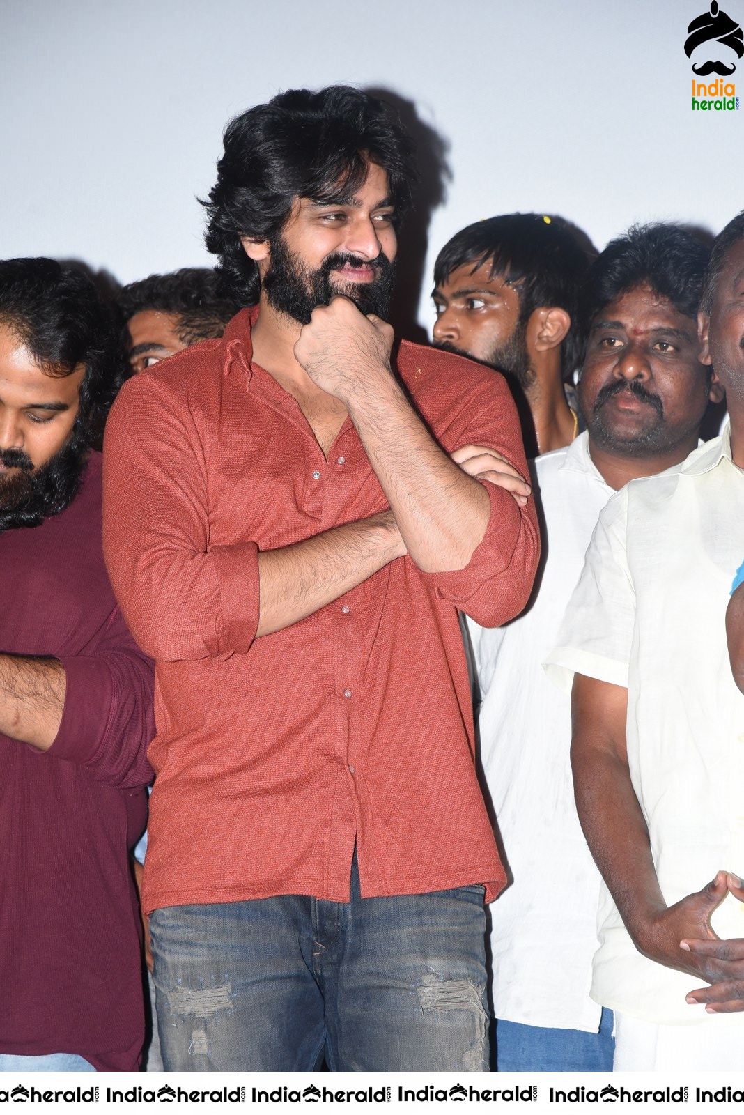 Actor Naga Shaurya Speech Photos at Guntur during Aswathama Success meet Set 1