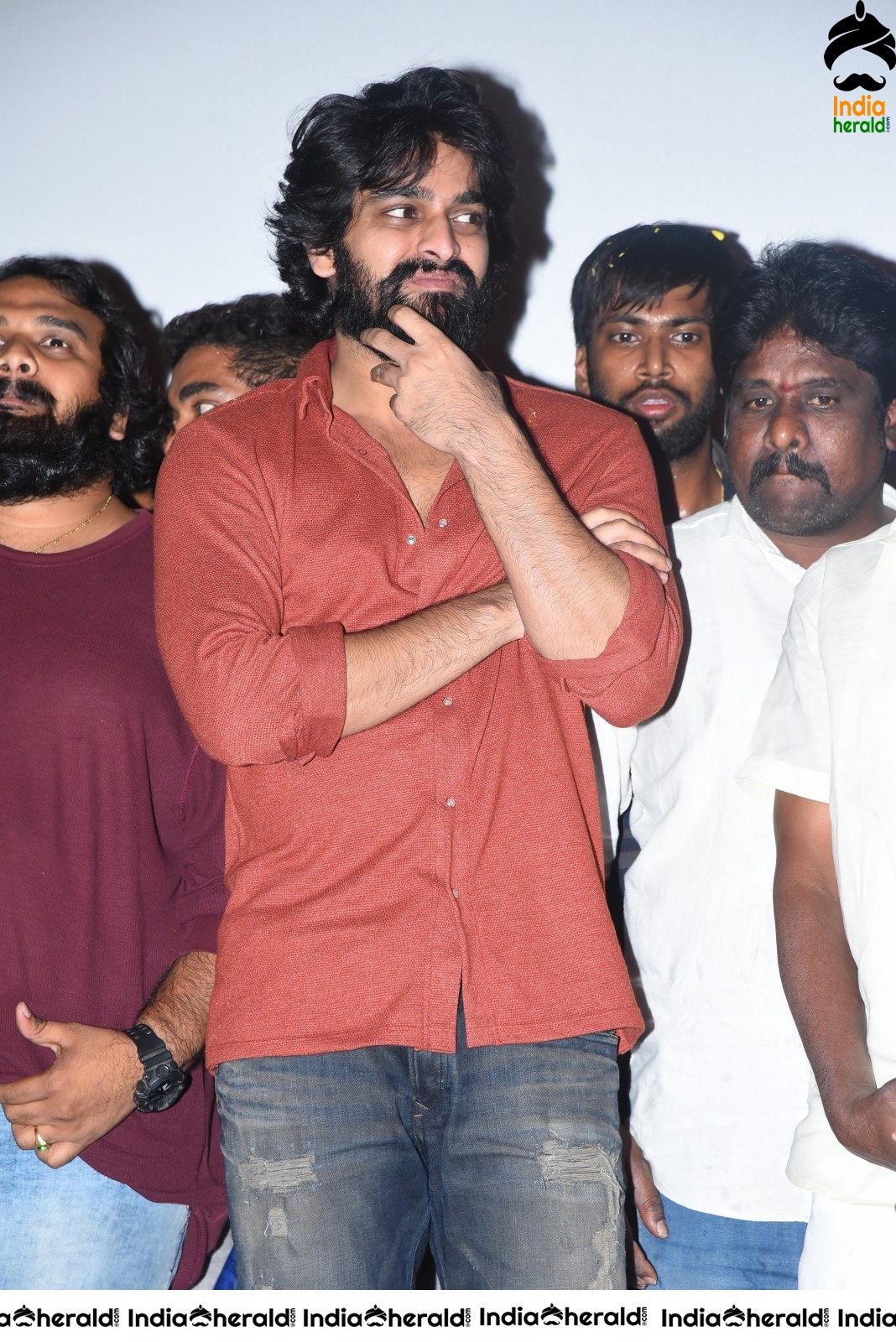 Actor Naga Shaurya Speech Photos at Guntur during Aswathama Success meet Set 1