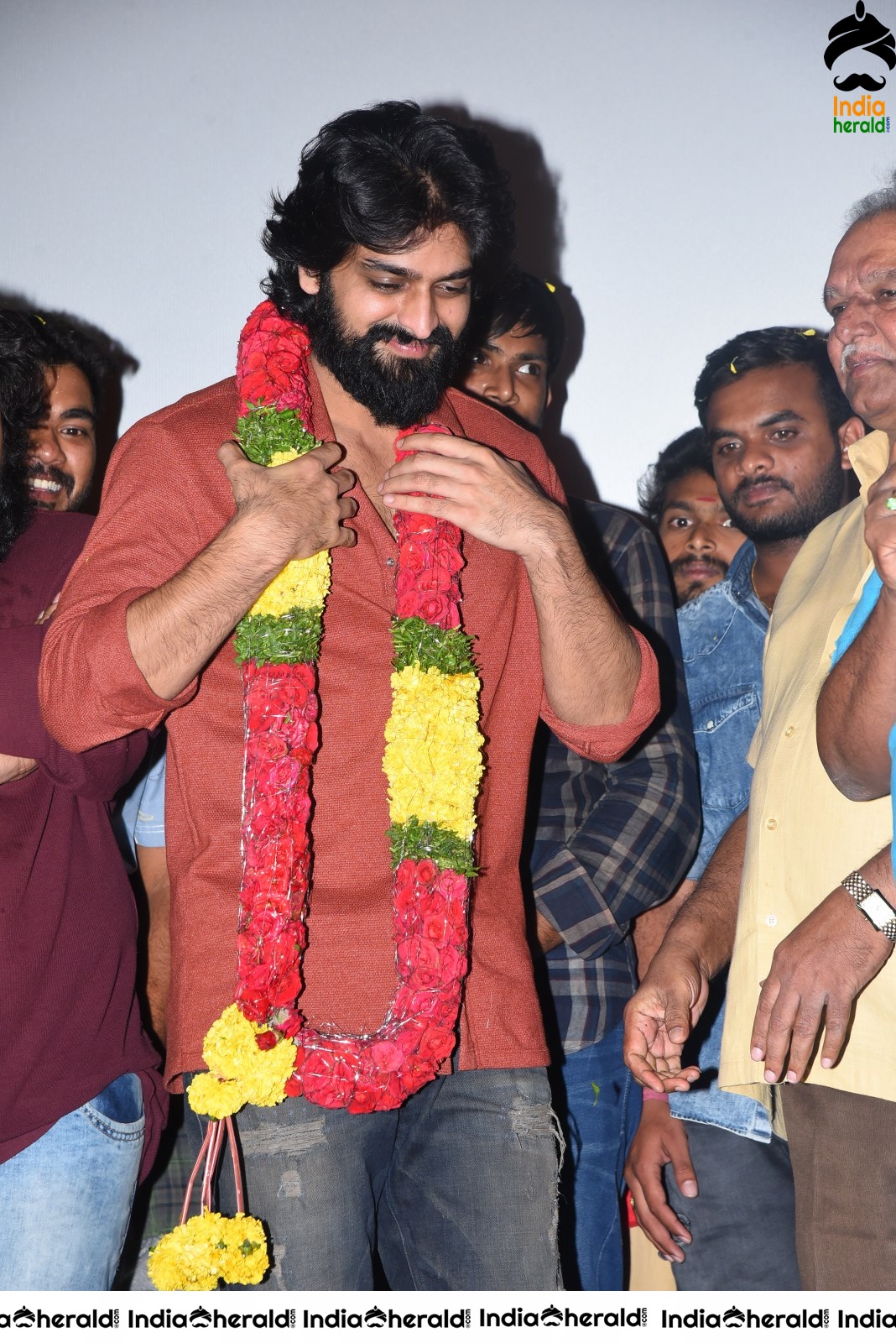 Actor Naga Shaurya Speech Photos at Guntur during Aswathama Success meet Set 1