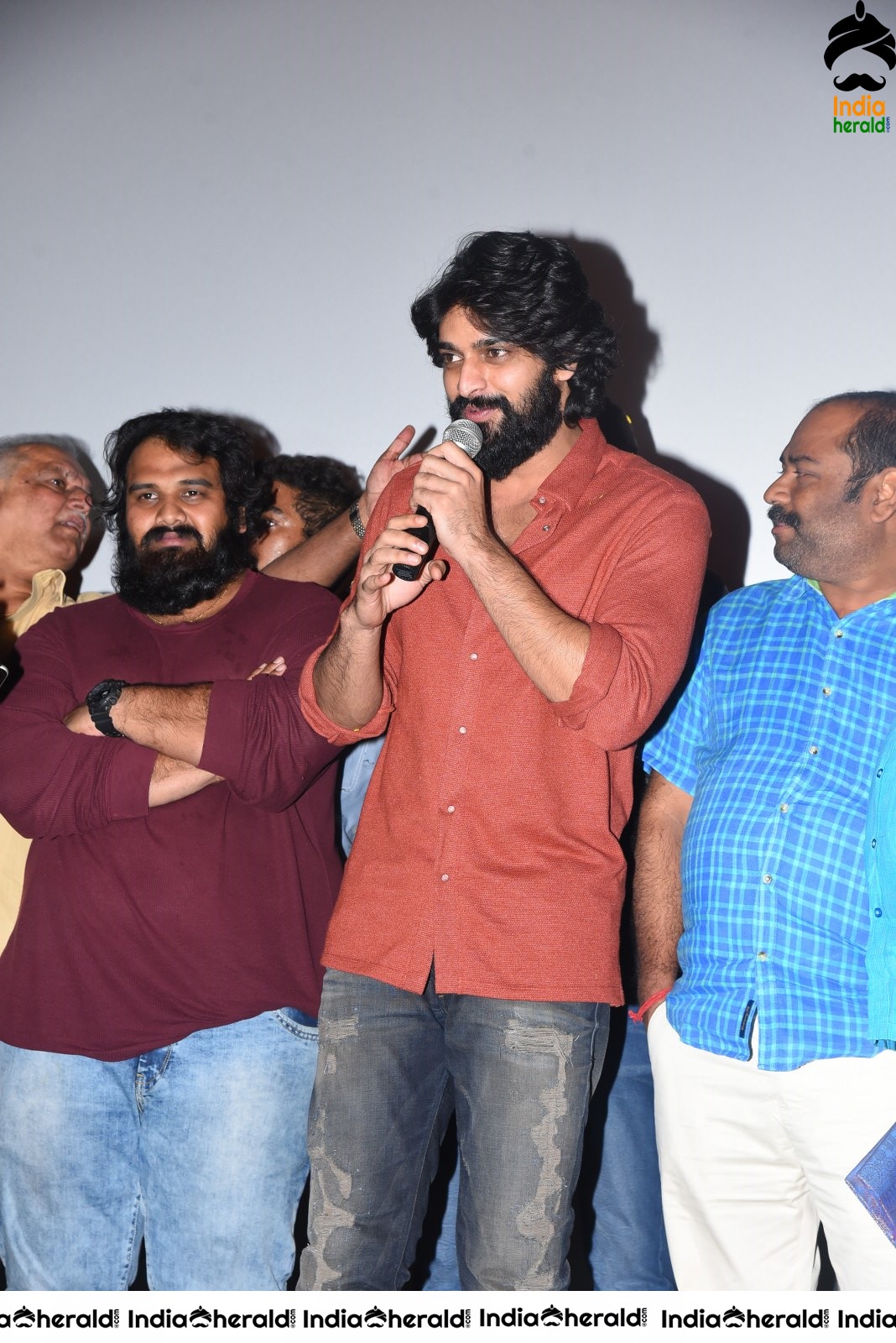 Actor Naga Shaurya Speech Photos at Guntur during Aswathama Success meet Set 2