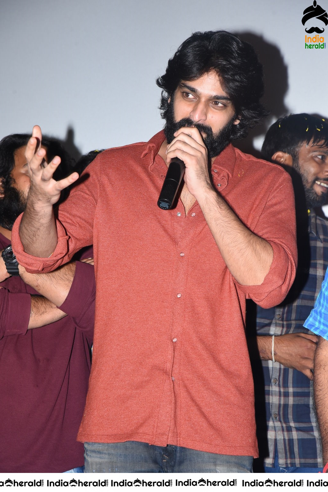 Actor Naga Shaurya Speech Photos at Guntur during Aswathama Success meet Set 2