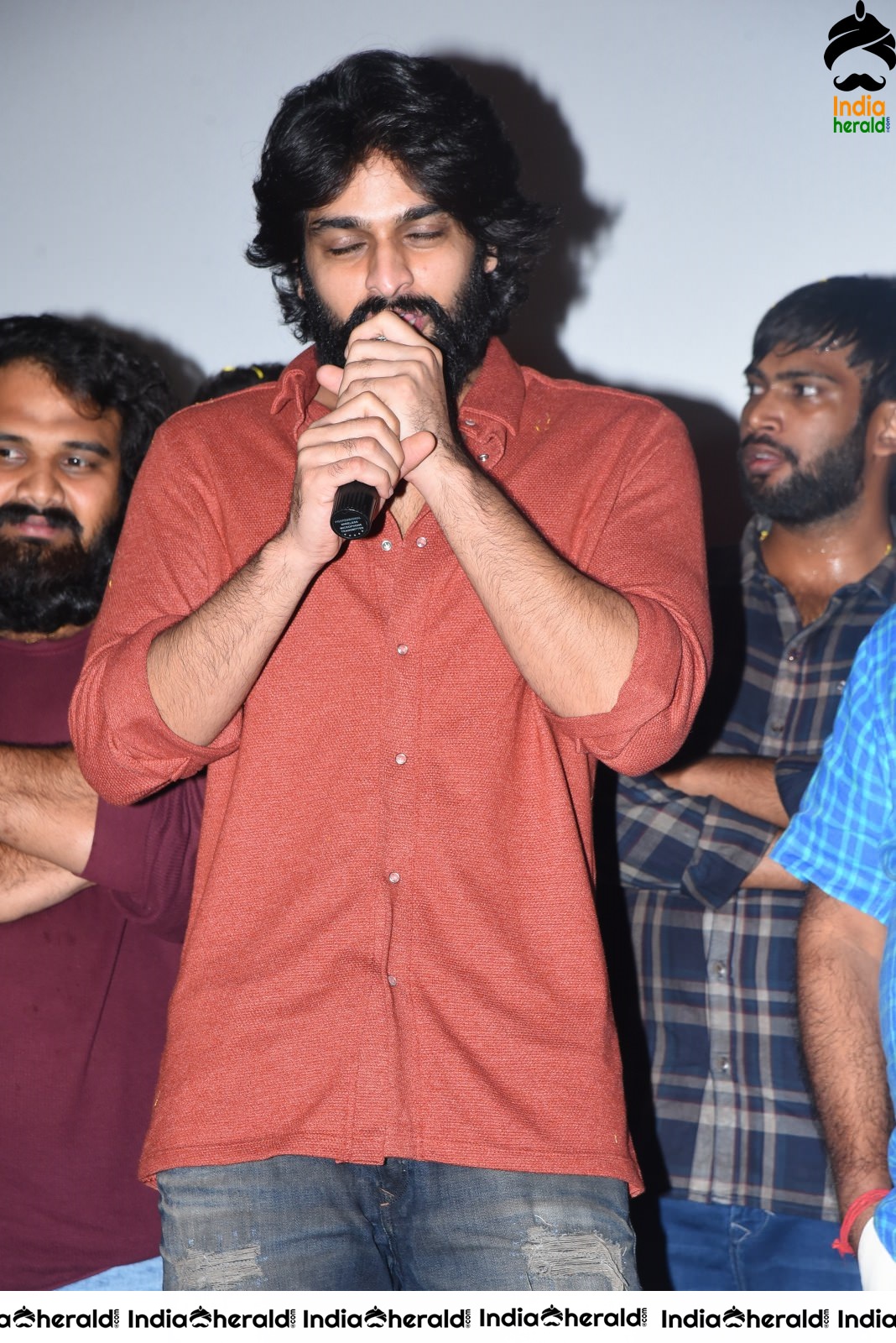 Actor Naga Shaurya Speech Photos at Guntur during Aswathama Success meet Set 2