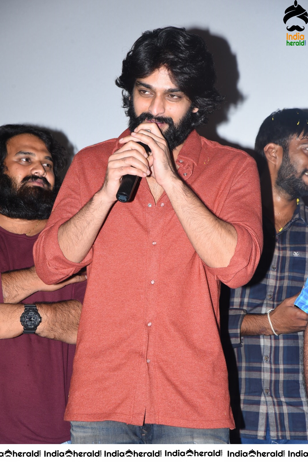 Actor Naga Shaurya Speech Photos at Guntur during Aswathama Success meet Set 2