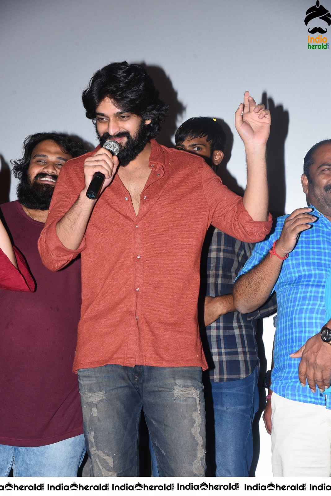 Actor Naga Shaurya Speech Photos at Guntur during Aswathama Success meet Set 2