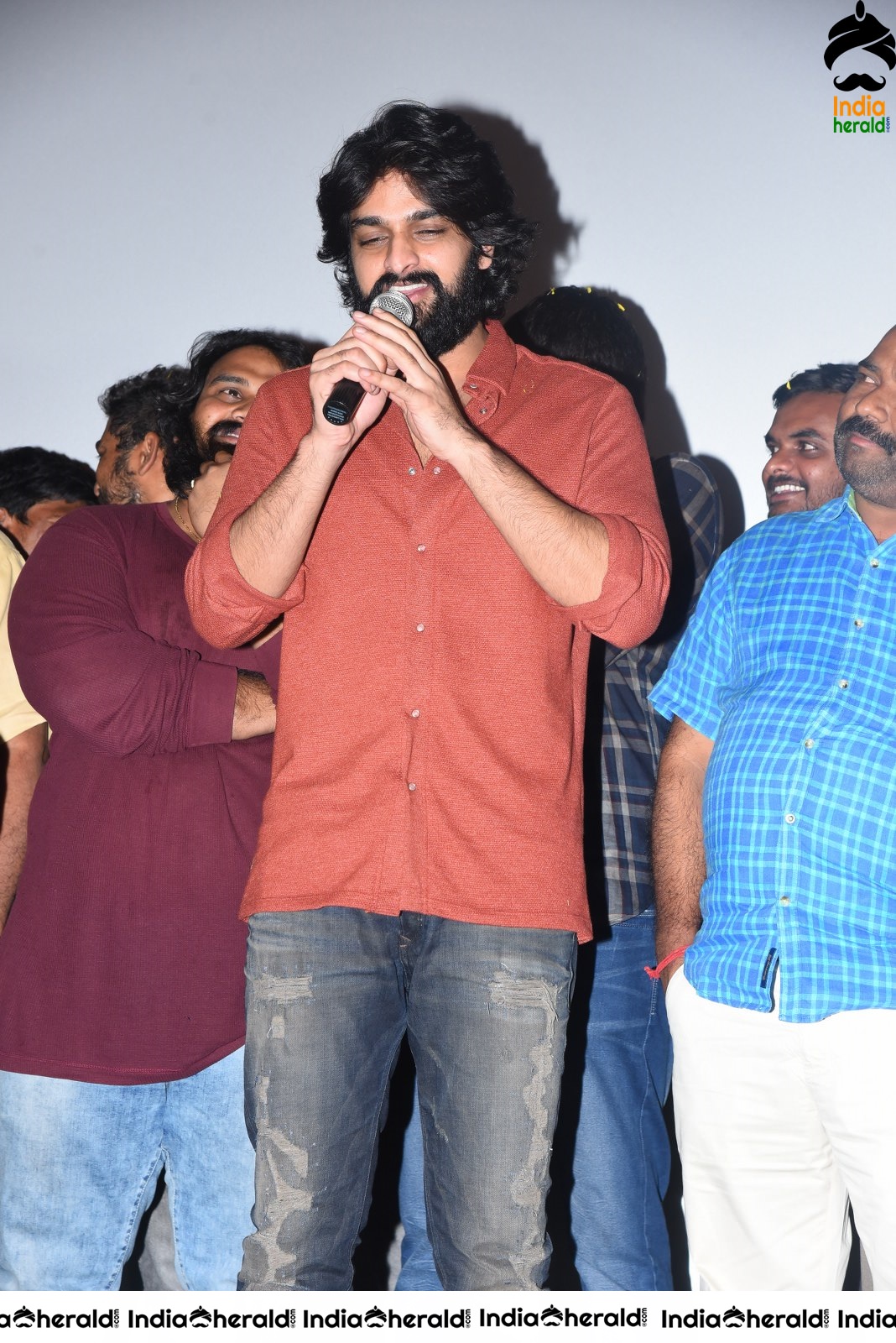 Actor Naga Shaurya Speech Photos at Guntur during Aswathama Success meet Set 2