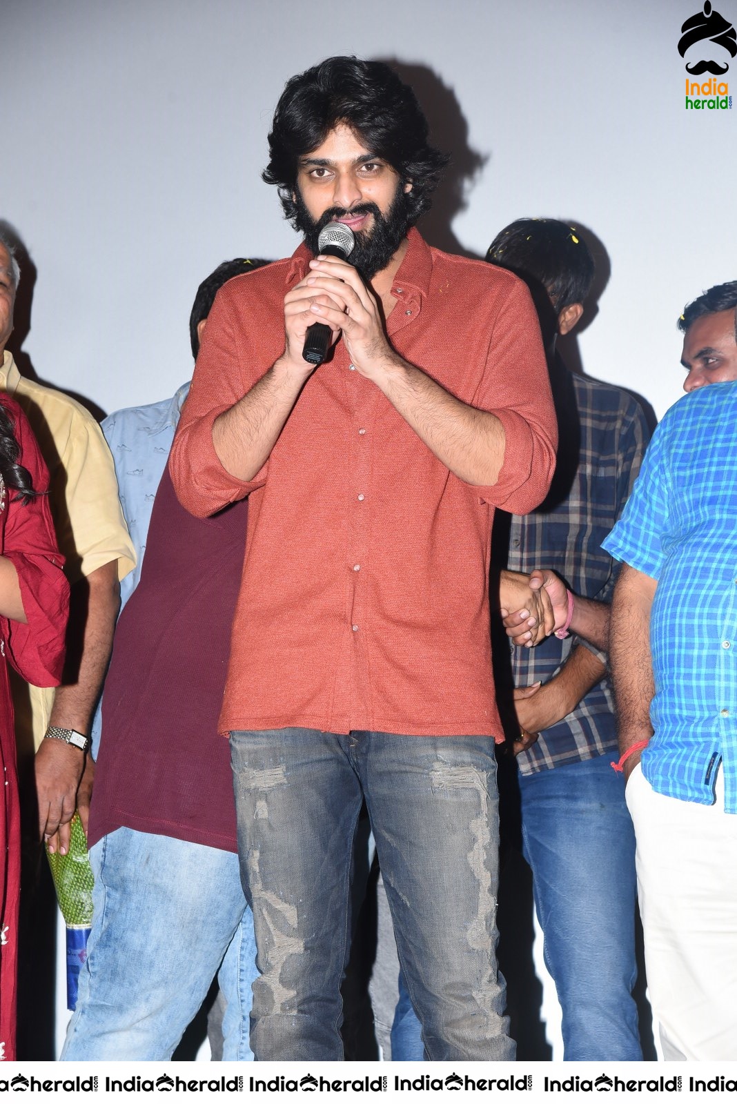 Actor Naga Shaurya Speech Photos at Guntur during Aswathama Success meet Set 2