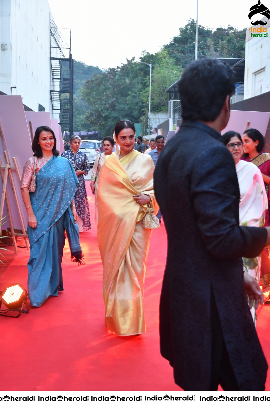 Actor Nagarjuna welcome the guests at ANR Awards Set 1