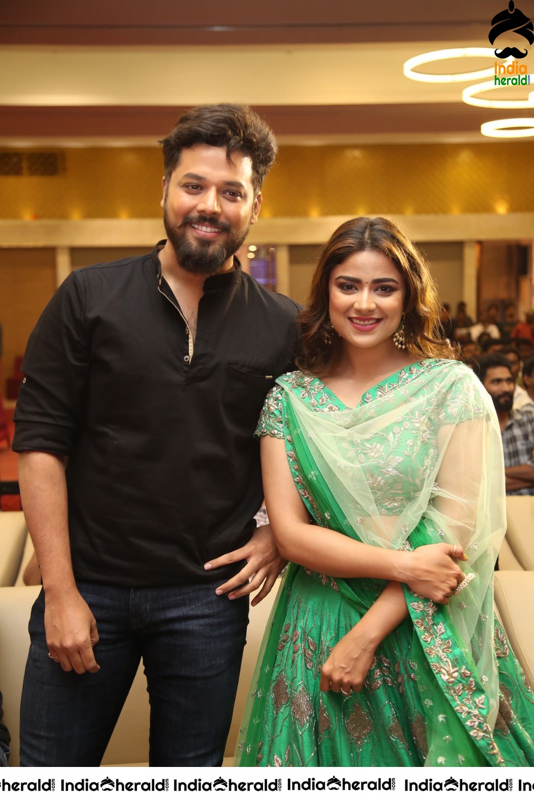 Actor Nandhu Photos with female lead Priyanka Sharma