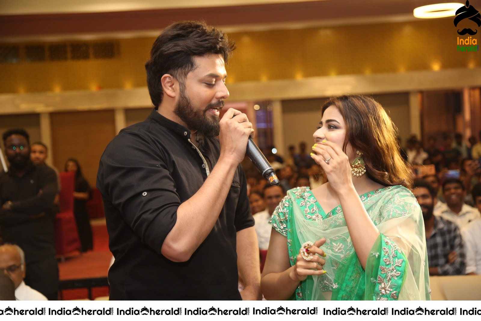 Actor Nandhu Photos with female lead Priyanka Sharma