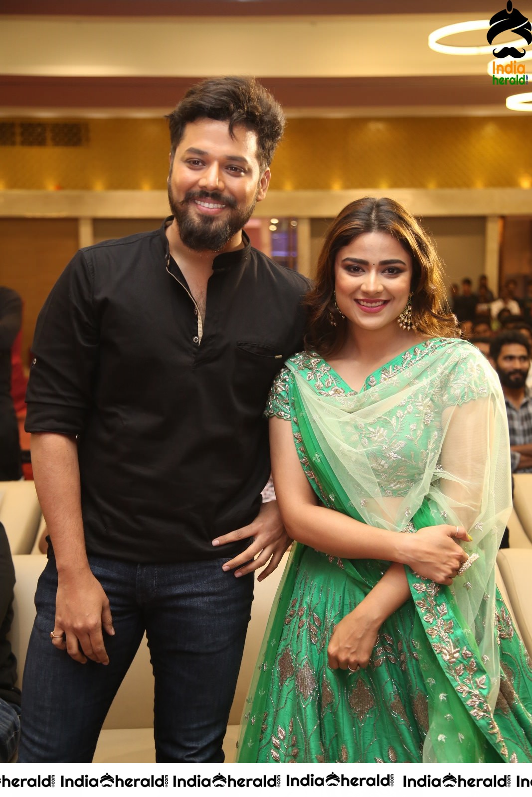 Actor Nandhu Photos with female lead Priyanka Sharma