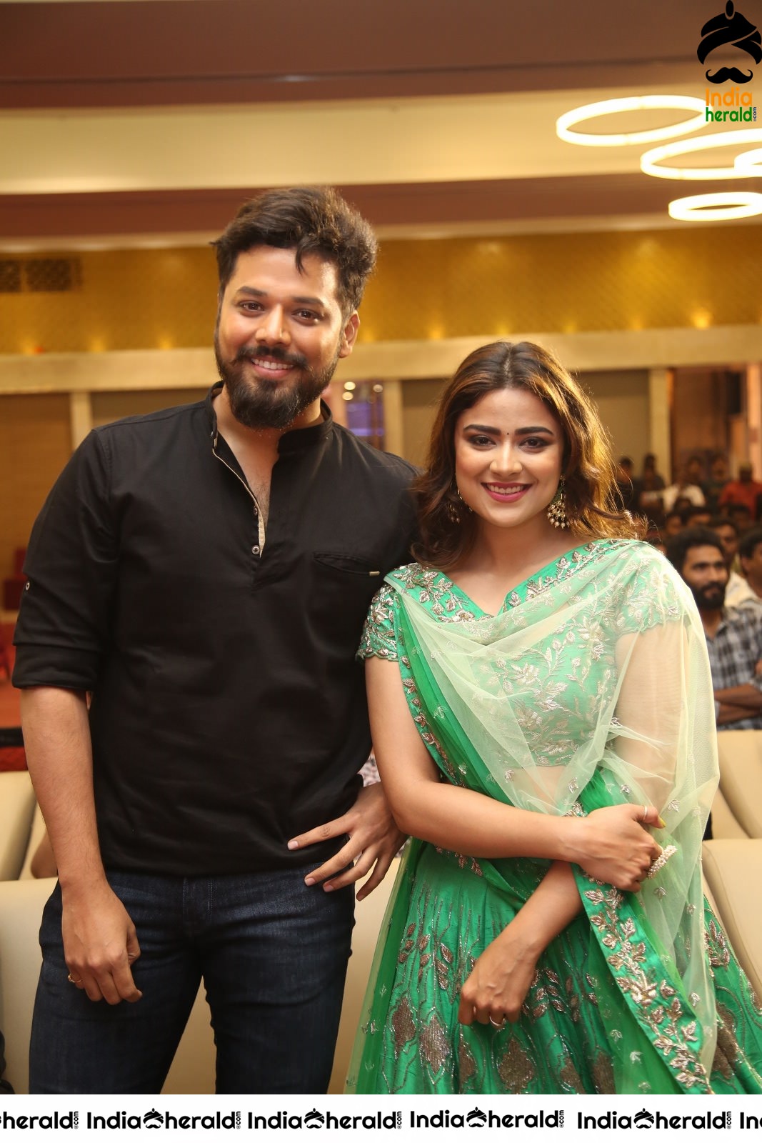 Actor Nandhu Photos with female lead Priyanka Sharma