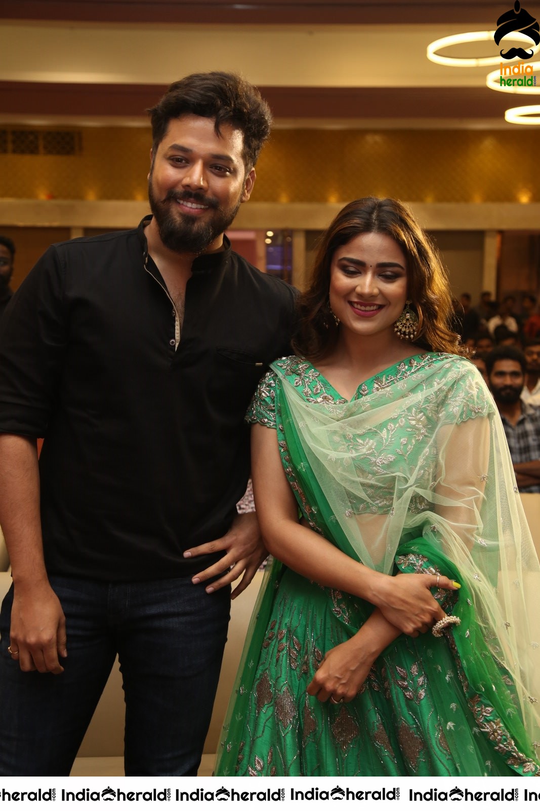 Actor Nandhu Photos with female lead Priyanka Sharma