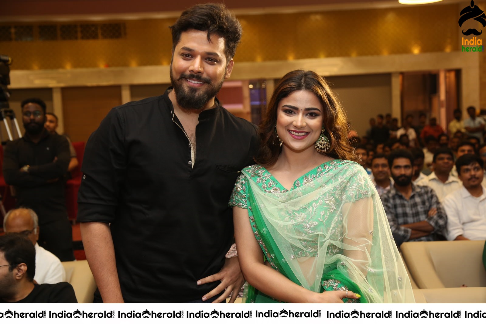 Actor Nandhu Photos with female lead Priyanka Sharma