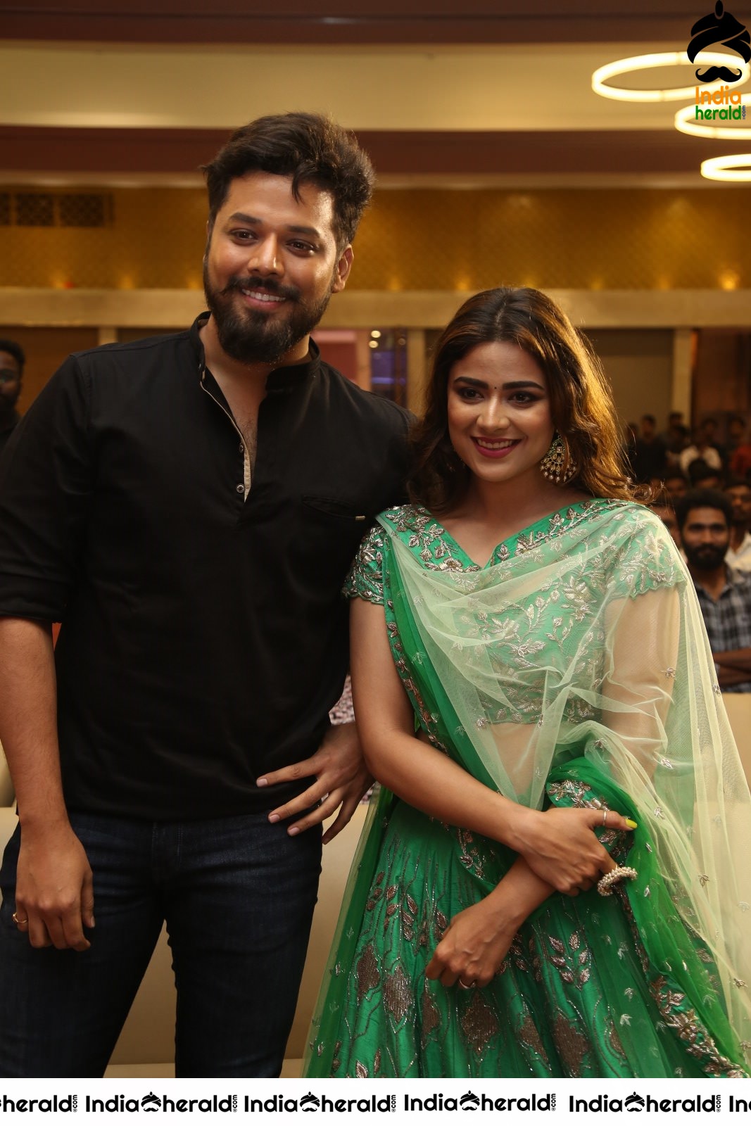 Actor Nandhu Photos with female lead Priyanka Sharma