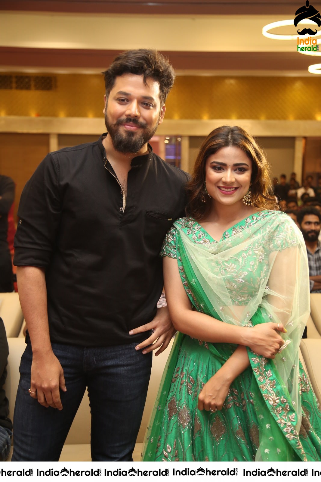 Actor Nandhu Photos with female lead Priyanka Sharma