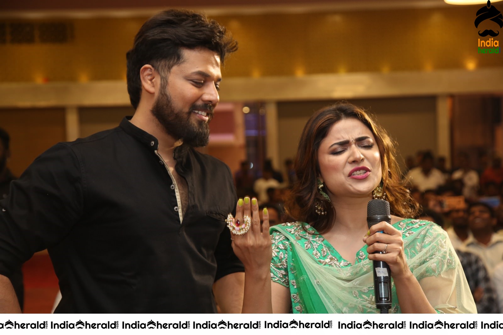 Actor Nandhu Photos with female lead Priyanka Sharma