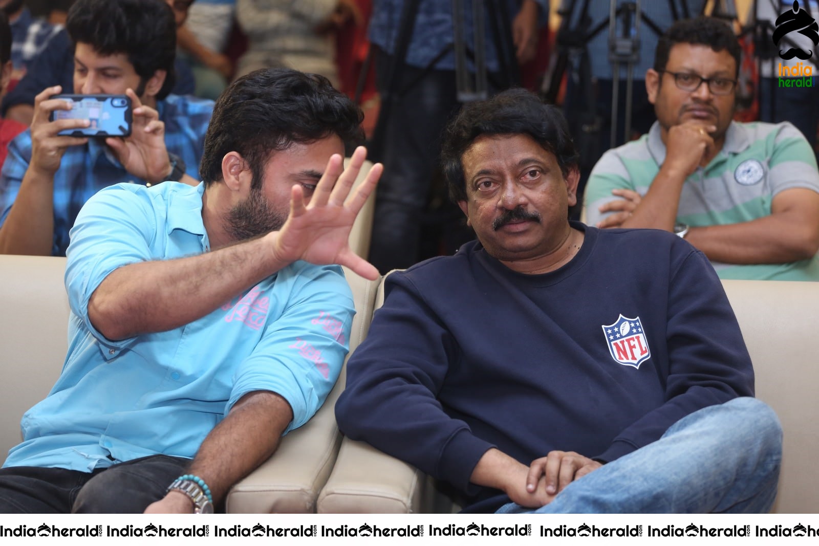Actor Navdeep Latest stills with Director RGV