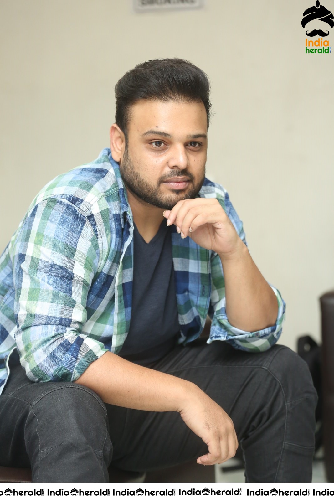 Actor Nawin Vijaya Krishna Interview Stills Set 2