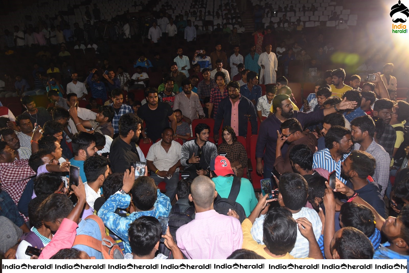Actor Nikhil Siddhartha gets Surrounded by a Huge Crowd Set 1