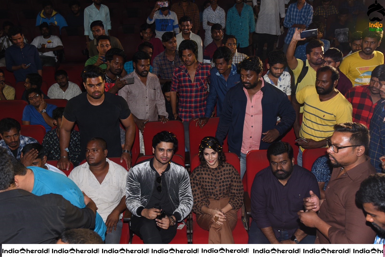 Actor Nikhil Siddhartha gets Surrounded by a Huge Crowd Set 1