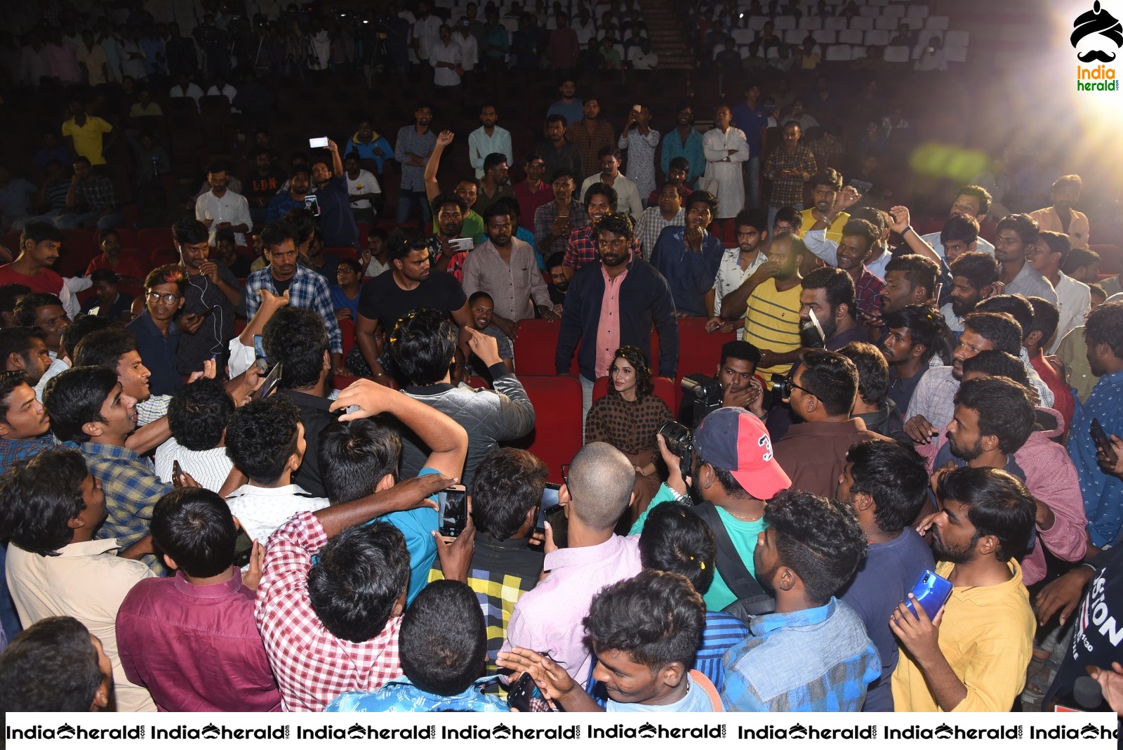 Actor Nikhil Siddhartha gets Surrounded by a Huge Crowd Set 2
