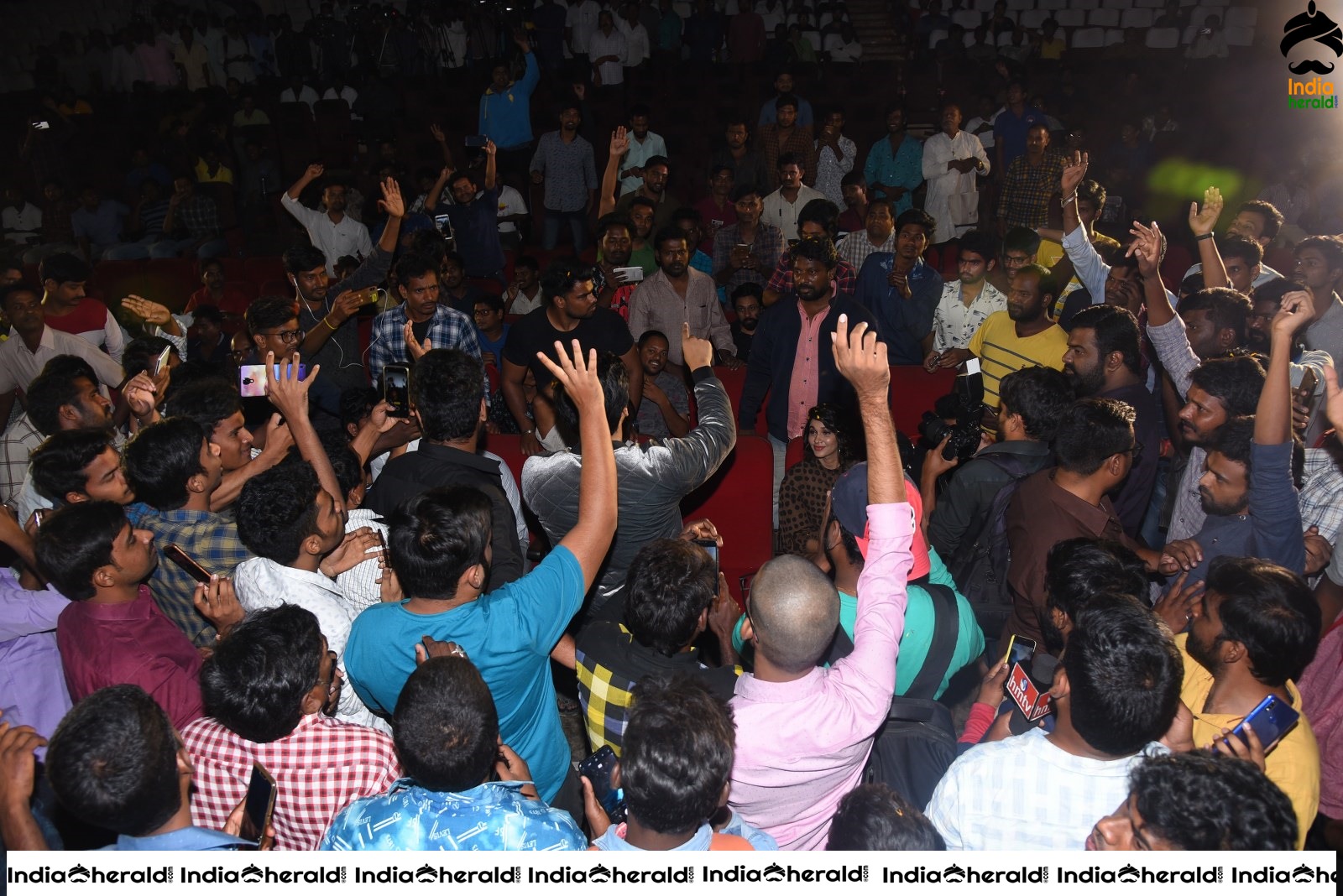 Actor Nikhil Siddhartha gets Surrounded by a Huge Crowd Set 2