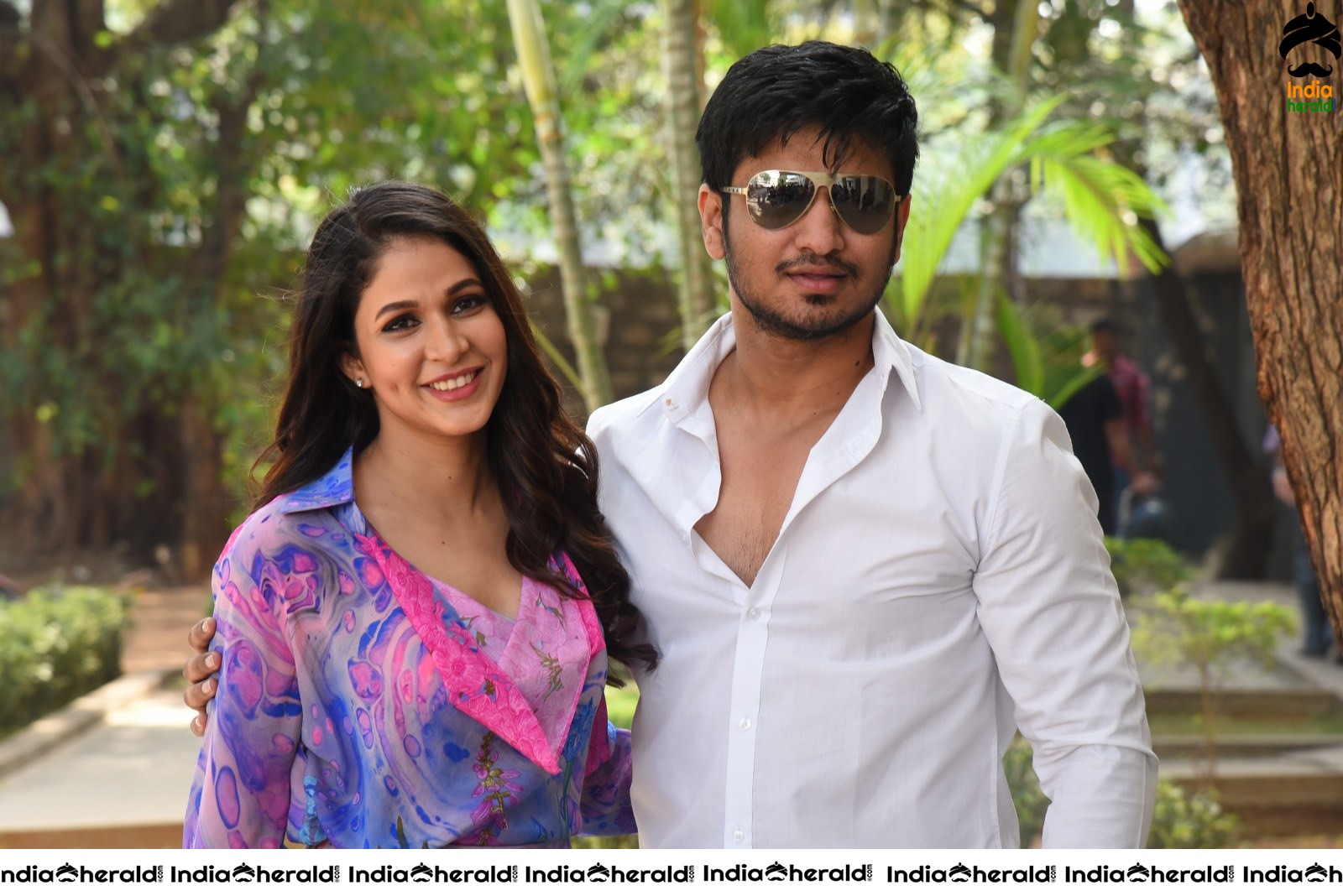 Actor Nikhil Siddhartha Photos along with Lavanya Tripathi Set 1