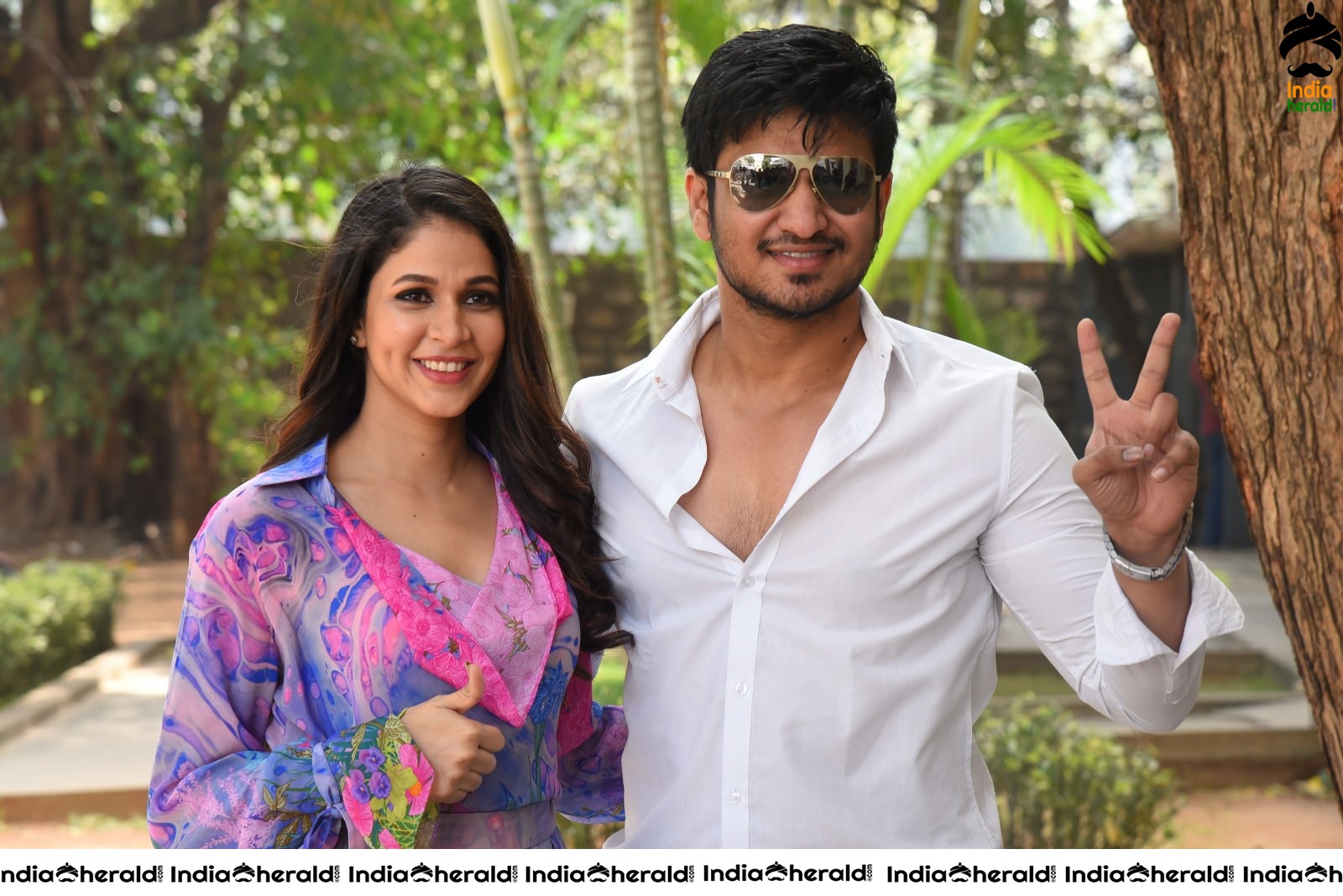 Actor Nikhil Siddhartha Photos along with Lavanya Tripathi Set 1