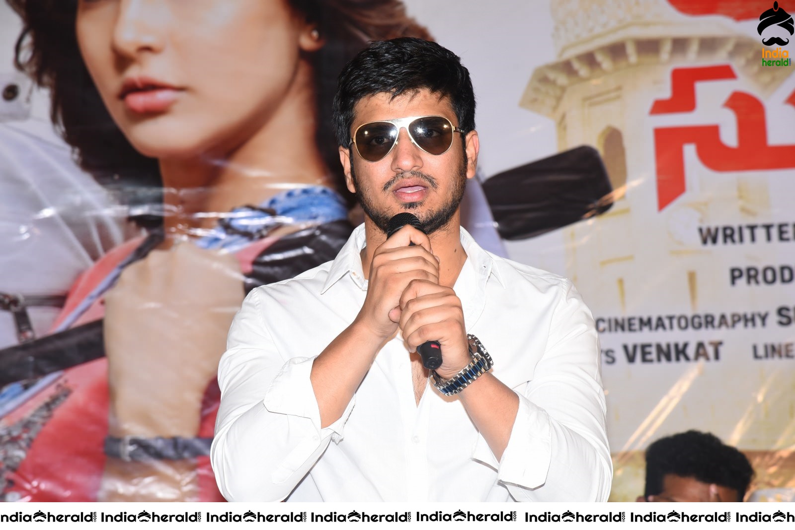 Actor Nikhil Siddhartha Stills from Arjun Suravaram Success Meet Set 1