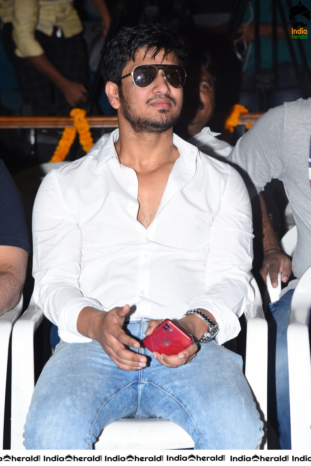 Actor Nikhil Siddhartha Stills from Arjun Suravaram Success Meet Set 1