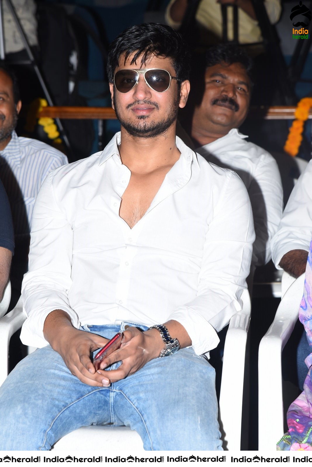 Actor Nikhil Siddhartha Stills from Arjun Suravaram Success Meet Set 1