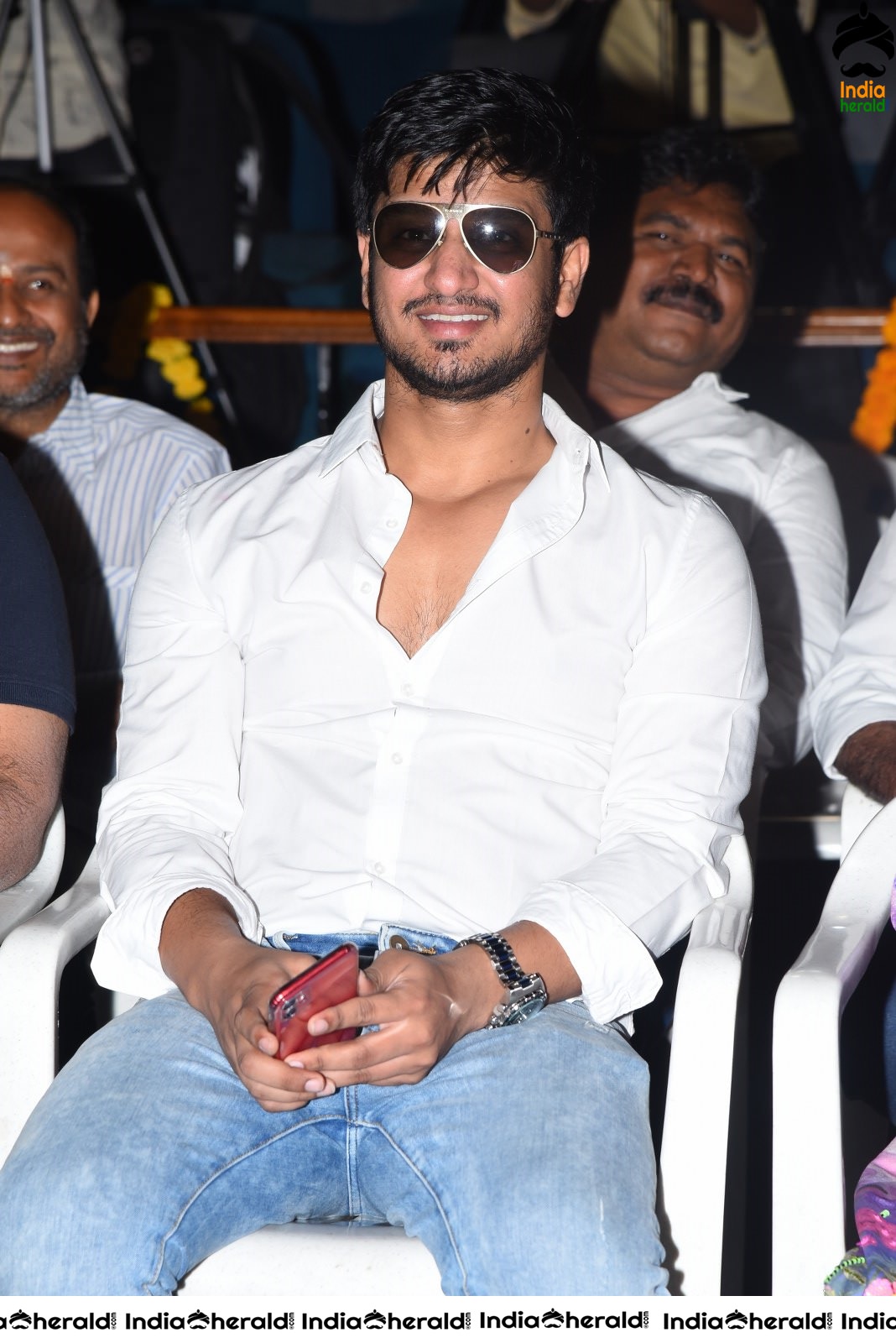 Actor Nikhil Siddhartha Stills from Arjun Suravaram Success Meet Set 1