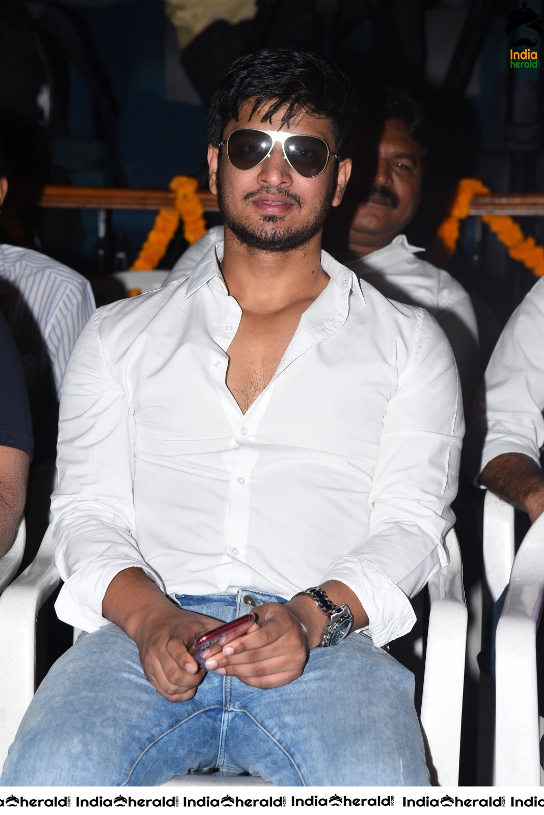 Actor Nikhil Siddhartha Stills from Arjun Suravaram Success Meet Set 1