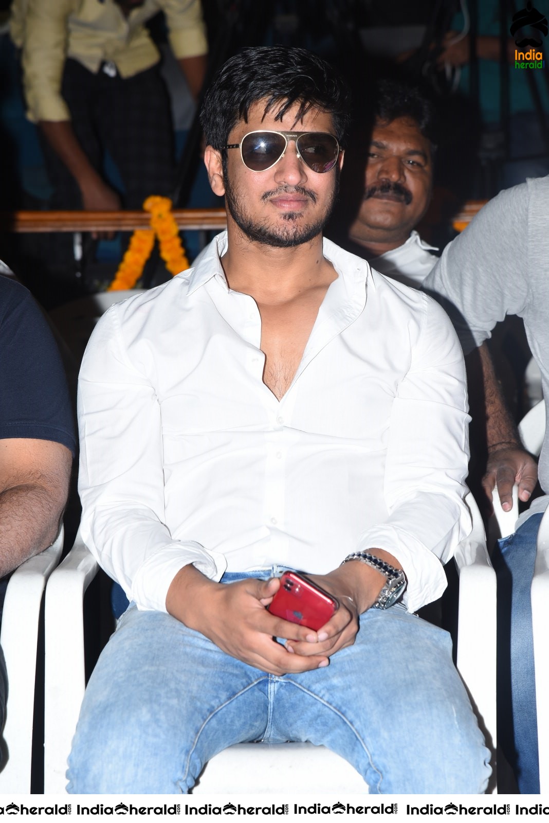 Actor Nikhil Siddhartha Stills from Arjun Suravaram Success Meet Set 1