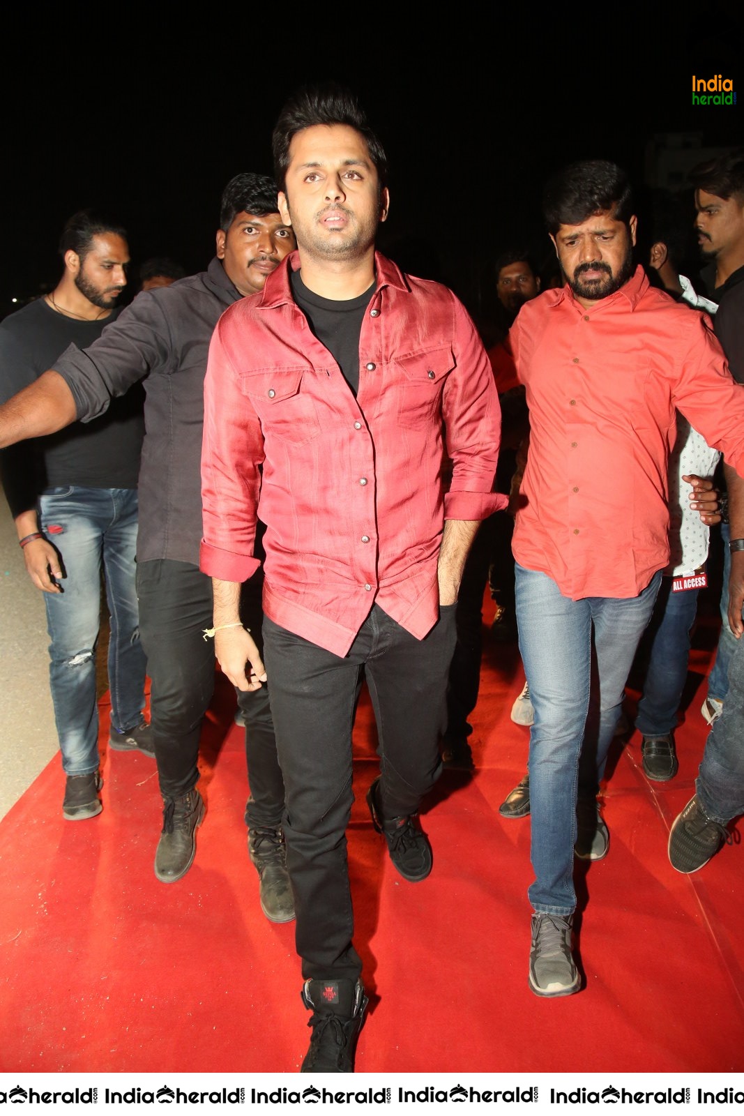 Actor Nithiin Latest Stills from Bheeshma event Set 1