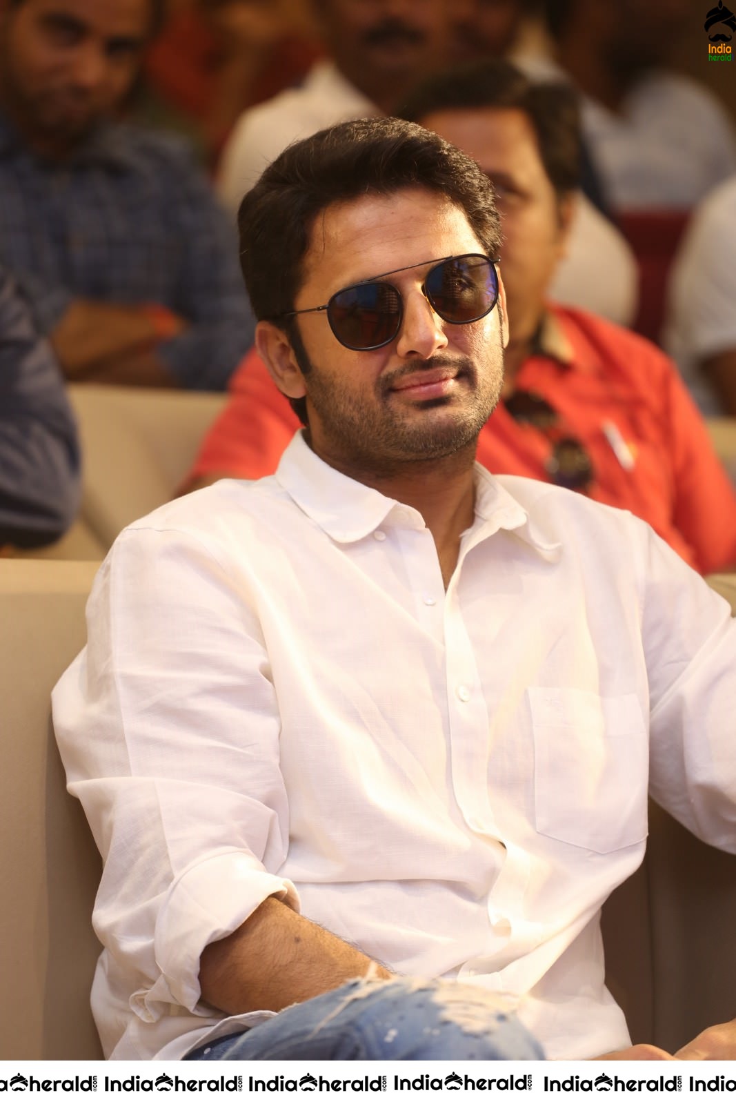 Actor Nithiin Latest Stills from Bheeshma Success meet