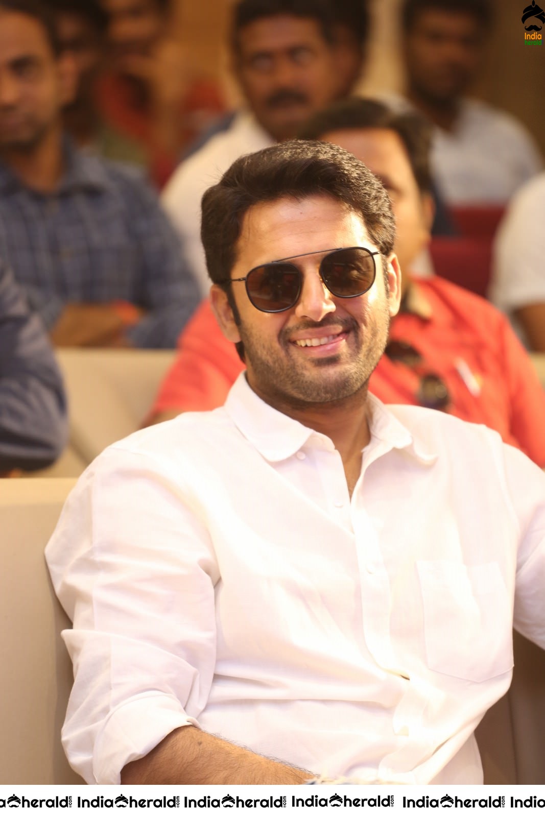 Actor Nithiin Latest Stills from Bheeshma Success meet