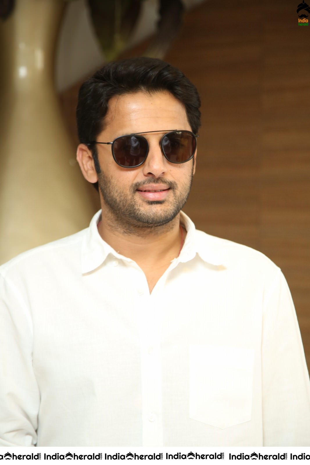 Actor Nithiin Latest Stills from Bheeshma Success meet