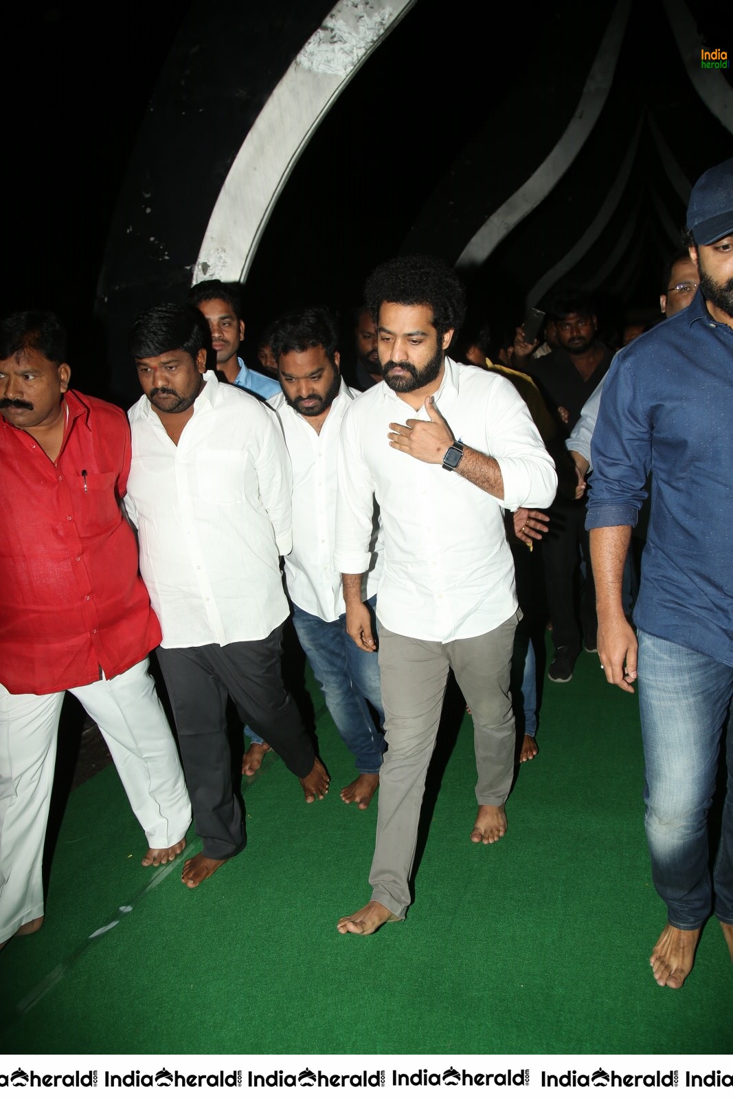 Actor NTR and Kalyan Ram visits NTR GHAT Set 1