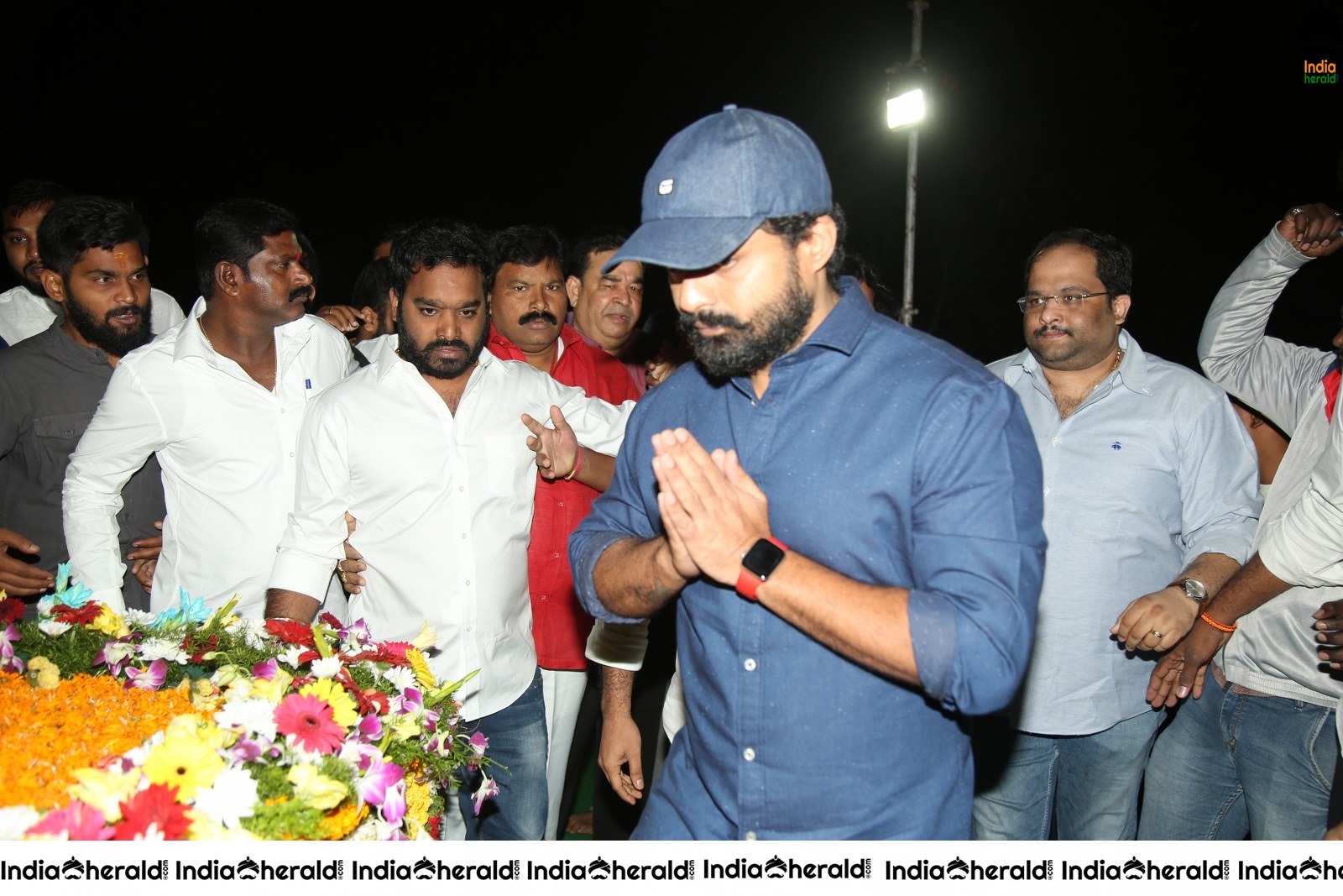 Actor NTR and Kalyan Ram visits NTR GHAT Set 1