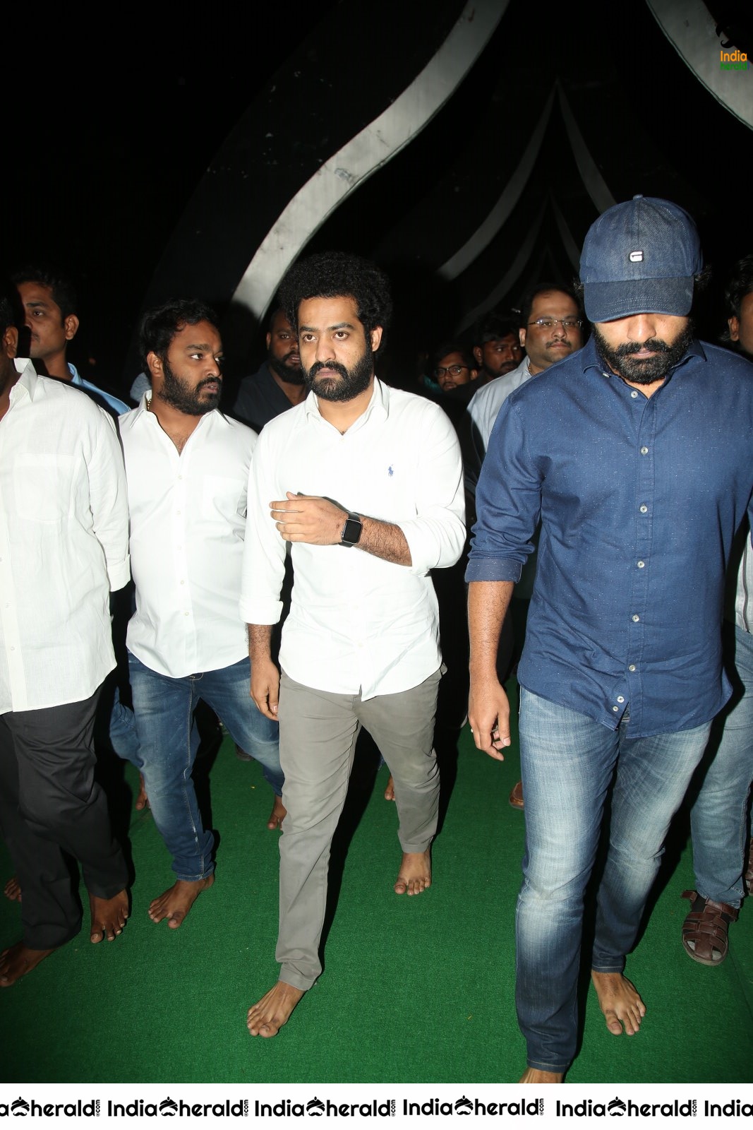 Actor NTR and Kalyan Ram visits NTR GHAT Set 1