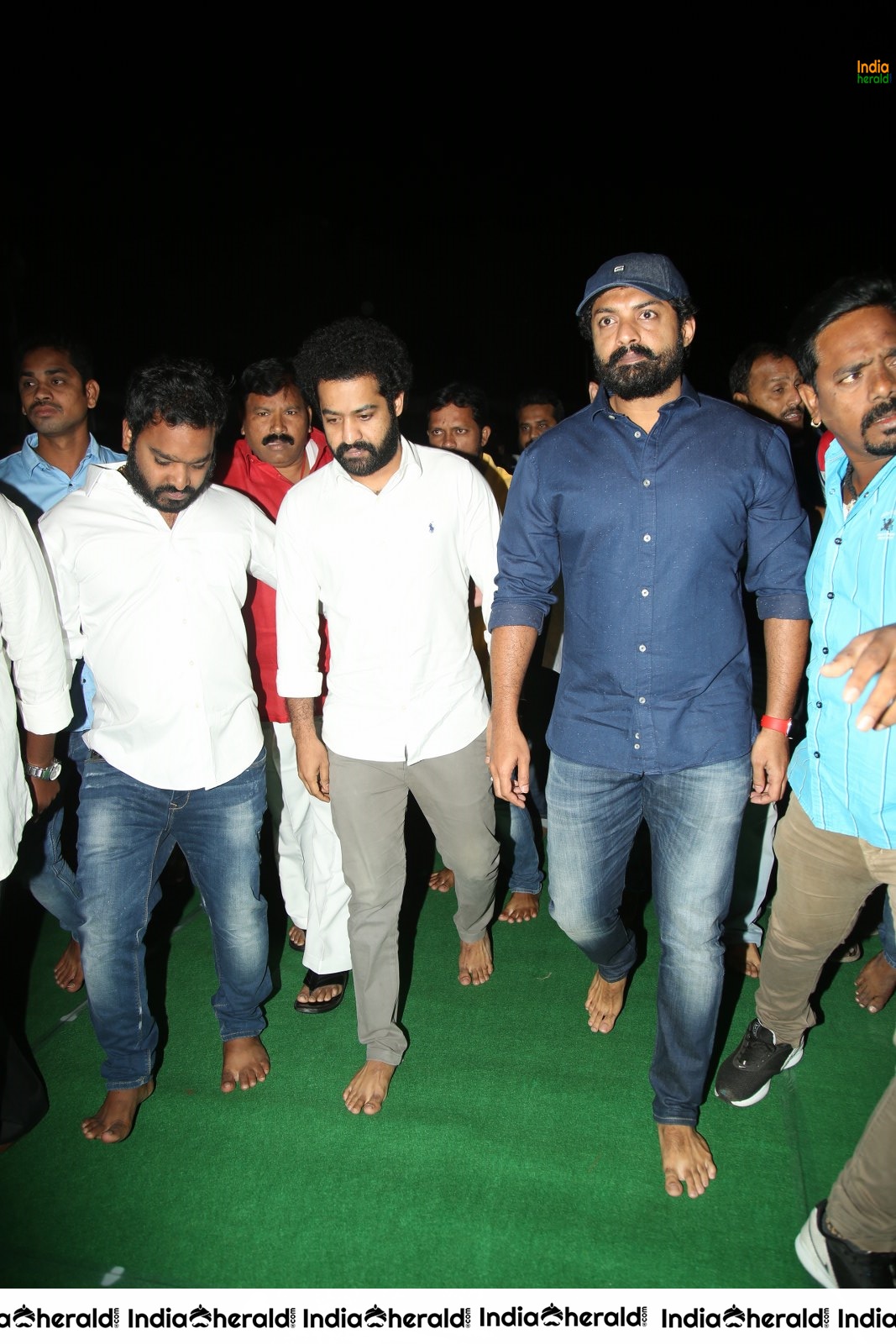 Actor NTR and Kalyan Ram visits NTR GHAT Set 1