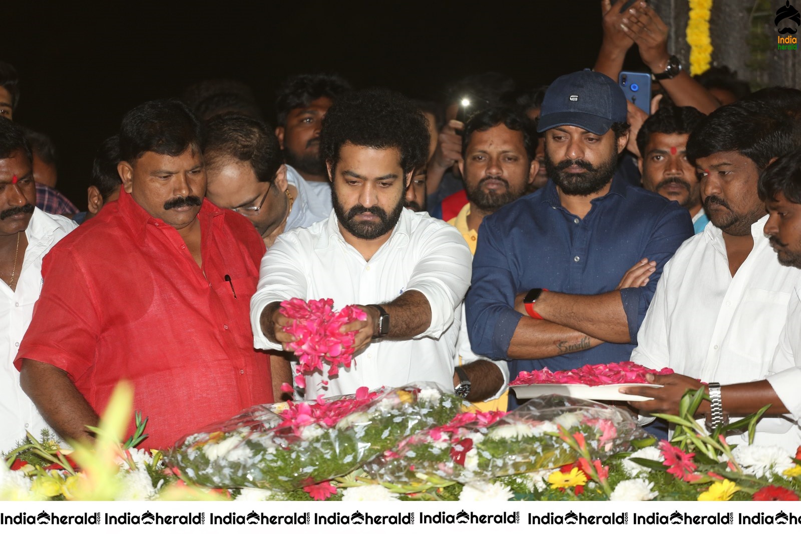 Actor NTR and Kalyan Ram visits NTR GHAT Set 2