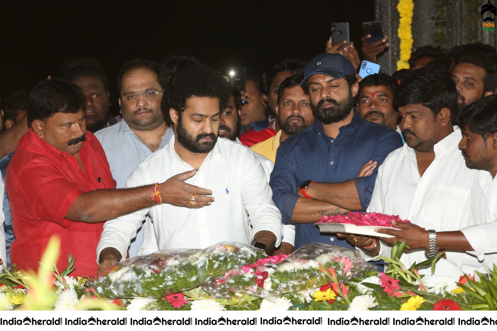 Actor NTR and Kalyan Ram visits NTR GHAT Set 2